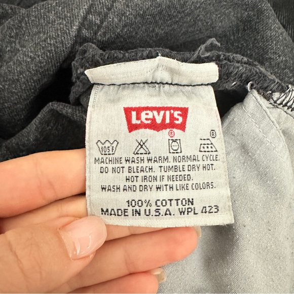 Vintage Levi’s 501 black/gray made in USA from 90s - Picture 15 of 16